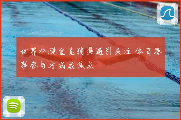 世界杯现金竞猜渠道引关注 体育赛事参与方式成焦点