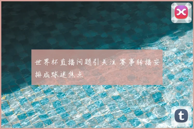 世界杯直播问题引关注 赛事转播安排成球迷焦点